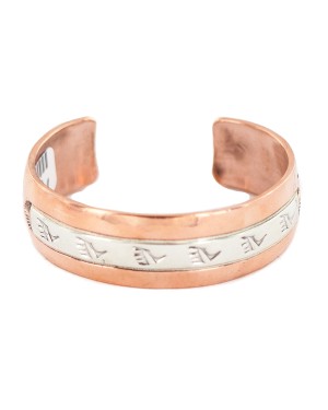 Certified Authentic Bear paw Navajo .925 Sterling Silver Handmade Native American Pure Copper Bracelet 13100-1 Certified Authentic Bear paw Navajo .925 Sterling Silver Handmade Native American Pure Copper Bracelet 13100-1