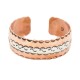 Certified Authentic Navajo .925 Sterling Silver Maze Handmade Native American Pure Copper Bracelet 13097-18 Certified Authentic Navajo .925 Sterling Silver Maze Handmade Native American Pure Copper Bracelet 13097-18