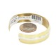 Certified Authentic Navajo Nickel Handmade Native American Brass Bracelet 13112