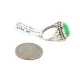 Handmade Navajo .925 Sterling Silver Natural Gaspeite Native American Ring Size 9 13106-1 Handmade Navajo .925 Sterling Silver Natural Gaspeite Native American Ring Size 9 13106-1