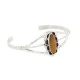 Oval Handmade Navajo .925 Sterling Silver Natural Tigers Eye Native American Bracelet 13108-1 Oval Handmade Navajo .925 Sterling Silver Natural Tigers Eye Native American Bracelet 13108-1