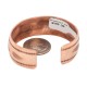 Certified Authentic .925 Sterling Silver Maze Feather Handmade Navajo Native American Pure Copper Bracelet 13119-1 Certified Authentic .925 Sterling Silver Maze Feather Handmade Navajo Native American Pure Copper Bracelet 13119-1