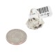 Sun Navajo Certified Authentic .925 Sterling Silver Handmade White Howlite Native American Ring 13115-5