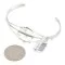 Navajo .925 Sterling Silver Handmade White Howlite Native American Bracelet 13122-4 Navajo .925 Sterling Silver Handmade White Howlite Native American Bracelet 13122-4