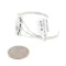 Navajo .925 Sterling Silver Handmade White Howlite Native American Bracelet 13122-2 Navajo .925 Sterling Silver Handmade White Howlite Native American Bracelet 13122-2