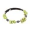 Certified Authentic Navajo Natural Hematite Gaspeite Heishi Adjustable Wrap Native American Bracelet 13121
