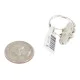 Navajo .925 Sterling Silver Handmade Natural Gaspeite Native American Ring Size 9 1/4 13114-3 Navajo .925 Sterling Silver Handmade Natural Gaspeite Native American Ring Size 9 1/4 13114-3