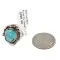 Navajo .925 Sterling Silver Handmade Natural Turquoise Native American Ring Size 7 1/2 18202-2 Navajo .925 Sterling Silver Handmade Natural Turquoise Native American Ring Size 7 1/2 18202-2