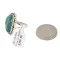 Navajo .925 Sterling Silver Handmade Turquoise Native American Ring Size 8 1/2 18202-1