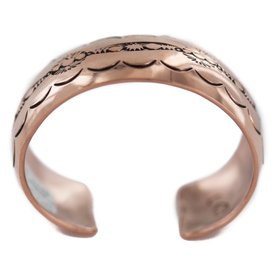 Certified Authentic Navajo Handmade Native American Pure Copper Bracelet 13125-1 Certified Authentic Navajo Handmade Native American Pure Copper Bracelet 13125-1