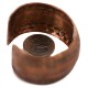 Certified Authentic Feather Navajo Handmade Native American Pure Copper Bracelet 12777-101