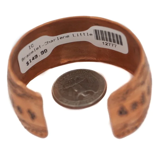 Horse Navajo Handmade Native American Pure Copper Bracelet 12777-102 Horse Navajo Handmade Native American Pure Copper Bracelet 12777-102
