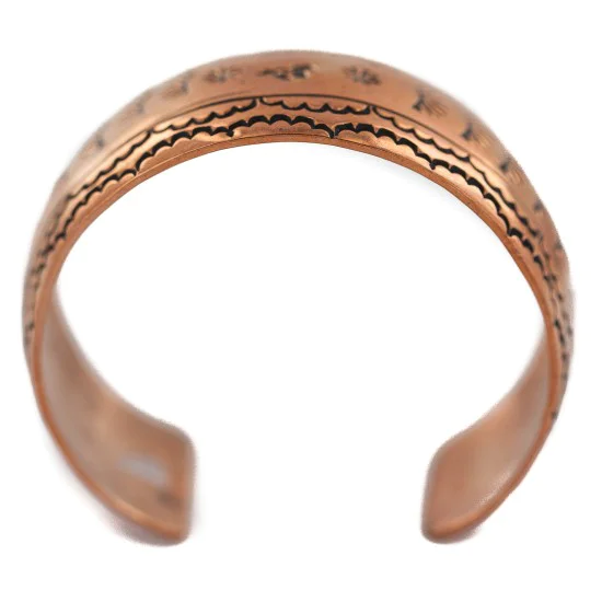 Horse Navajo Handmade Native American Pure Copper Bracelet 12777-102 Horse Navajo Handmade Native American Pure Copper Bracelet 12777-102