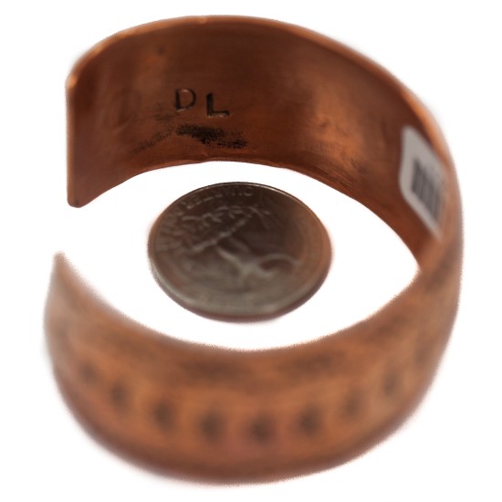 Certified Authentic Horse Navajo Handmade Native American Pure Copper Bracelet 12777-102