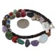 Butterfly Certified Authentic Navajo .925 Sterling Silver Natural Multicolor Stones Native American Necklace 15778-00