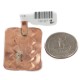 Handmade Certified Authentic Navajo Pure .925 Sterling Silver Native American Copper Pendant 13127-2