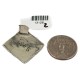 Handmade Certified Authentic Navajo Native American Nickel Pendant 13128-2