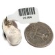 .925 Sterling Silver Certified Authentic Zuni Signed Coral Natural Turquoise Native American Pendant 24484