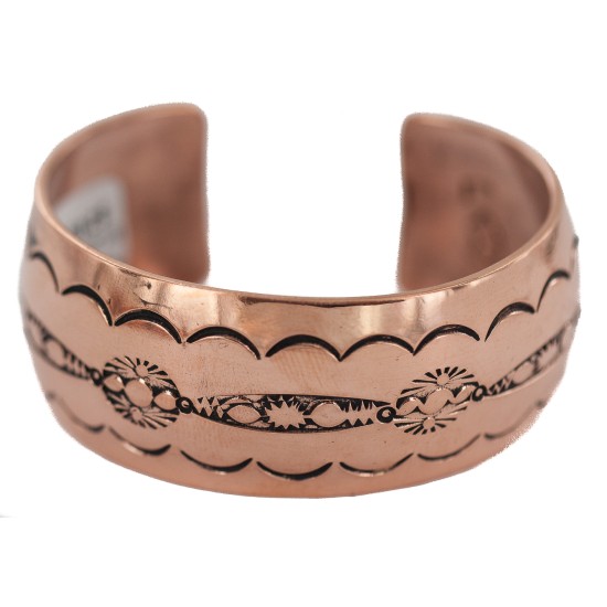 Certified Authentic Navajo Handmade Native American Pure Copper Bracelet 13125-1 Certified Authentic Navajo Handmade Native American Pure Copper Bracelet 13125-1