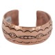 Certified Authentic Navajo Handmade Native American Pure Copper Bracelet 13125-1 Certified Authentic Navajo Handmade Native American Pure Copper Bracelet 13125-1