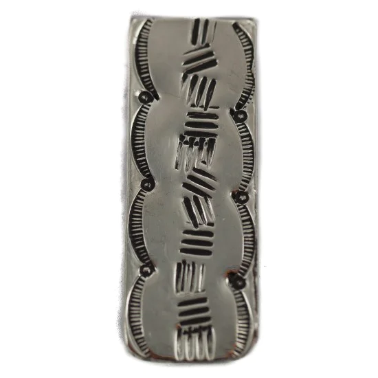 Navajo Nickel Handmade Native American Money Clip 11268-3 Navajo Nickel Handmade Native American Money Clip 11268-3