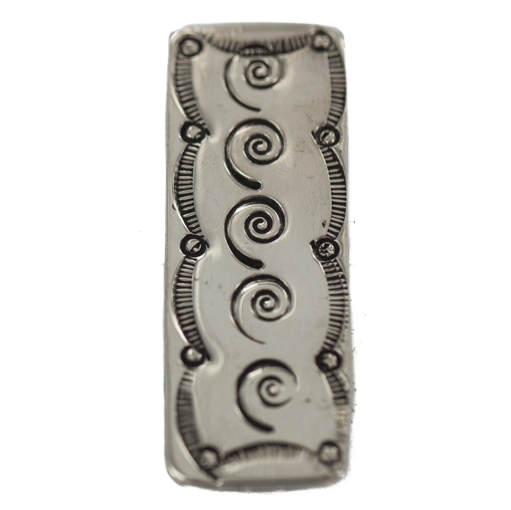 Navajo Swirl Certified Authentic Nickel Handmade Native American Money ...