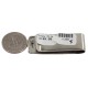 Swirl Navajo Certified Authentic Nickel Handmade Native American Money Clip 11268-5