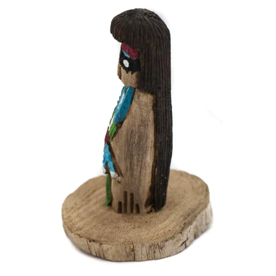 Handmade Signed Zuni Warrior Kachina NB160313210806 Handmade Signed Zuni Warrior Kachina NB160313210806