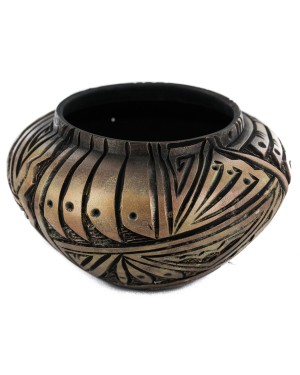 Certified Authentic Handmade Navajo Holbrook Native American Pottery 102490-3 Certified Authentic Handmade Navajo Holbrook Native American Pottery 102490-3