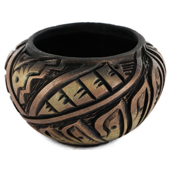 Handmade Certified Authentic Navajo Holbrook Native American Pottery 102493-7