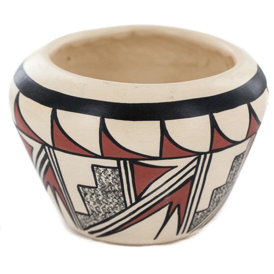 Handmade Handpainted Certified Authentic Hopi R.Tsinnij Keams Canyon Native American Pottery 102494-12