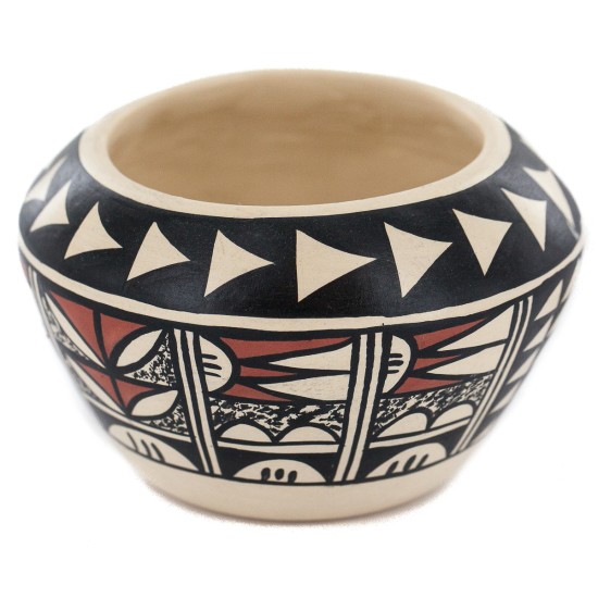 Handmade Handpainted Certified Authentic R.Tsinnij Keams Canyon Hopi Native American Pottery 102494-8