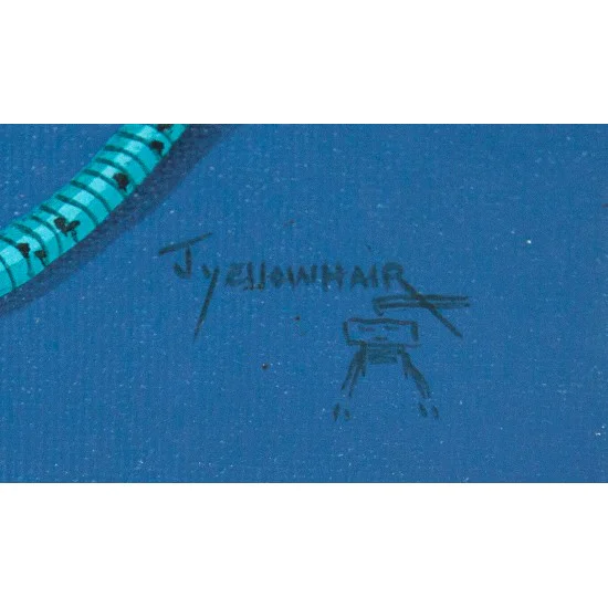 Navajo Handmade Painting 10787-1 Navajo Handmade Painting 10787-1