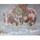 $490 Navajo Indian Winter Painted by Certified Authentic Acrylic Native American Painting  10783