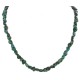 Certified Authentic .925 Sterling Silver Handmade Navajo Natural Turquoise Native American Necklace 10054-2