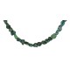 Certified Authentic .925 Sterling Silver Handmade Navajo Natural Turquoise Native American Necklace 10054-2