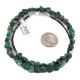 Certified Authentic .925 Sterling Silver Handmade Navajo Natural Turquoise Native American Necklace 10054-2