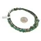 .925 Sterling Silver Navajo Handmade Natural Turquoise Native American Necklace 10054-5