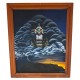 Hopi Dancing Prayer Edge Water Clan Painted by Certified Authentic Acrylic Native American Painting  10804
