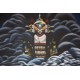 Hopi Dancing Prayer Edge Water Clan Painted by Certified Authentic Acrylic Native American Painting  10804