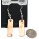 Certified Authentic Handmade Navajo Native American Pure Copper Dangle Earrings 18211-3