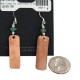 Certified Authentic Handmade Navajo Natural Turquoise Native American Pure Copper Dangle Earrings 18211-1