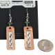 .925 Sterling Silver Hooks Handmade Navajo Natural Turquoise Native American Pure Copper Dangle Earrings 18210-3 .925 Sterling Silver Hooks Handmade Navajo Natural Turquoise Native American Pure Copper Dangle Earrings 18210-3