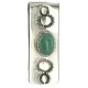 Handmade Navajo .925 Sterling Silver Natural Turquoise Native American Nickel Money Clip 10533-11 Handmade Navajo .925 Sterling Silver Natural Turquoise Native American Nickel Money Clip 10533-11