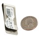 Handmade Certified Authentic Navajo .925 Sterling Silver Natural Turquoise Native American Nickel Money Clip 10533-11 Handmade Certified Authentic Navajo .925 Sterling Silver Natural Turquoise Native American Nickel Money Clip 10533-11