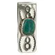Handmade Navajo .925 Sterling Silver Natural Turquoise Native American Nickel Money Clip 10533-6 Handmade Navajo .925 Sterling Silver Natural Turquoise Native American Nickel Money Clip 10533-6