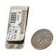Handmade Navajo .925 Sterling Silver Natural Turquoise Native American Nickel Money Clip 10533-6 Handmade Navajo .925 Sterling Silver Natural Turquoise Native American Nickel Money Clip 10533-6
