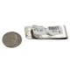 Handmade Navajo .925 Sterling Silver Natural Turquoise Native American Nickel Money Clip 10533-9 Handmade Navajo .925 Sterling Silver Natural Turquoise Native American Nickel Money Clip 10533-9