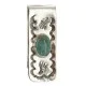 Navajo Bear Paw Handmade .925 Sterling Silver Natural Turquoise Native American Nickel Money Clip 10533-2 Navajo Bear Paw Handmade .925 Sterling Silver Natural Turquoise Native American Nickel Money Clip 10533-2