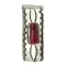Navajo Handmade .925 Sterling Silver Coral Native American Nickel Money Clip 10533-5 Navajo Handmade .925 Sterling Silver Coral Native American Nickel Money Clip 10533-5
